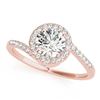 Image 2 : 0.75 ctw VS/SI Diamond Bypass Ring 18K Rose Gold - REF-85Y9X - SKU:27655