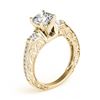 Image 3 : 1.15 ctw VS/SI Diamond Ring 18K Yellow Gold - REF-168H5M - SKU:27281