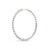 Image 3 : 7 ctw Diamond VS/SI 20 mm Hoop Earrings 14K White Gold - REF-824M7F - SKU:29110