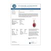 Image 4 : 18.25 ctw Ruby & Diamond Necklace 14K Rose Gold - REF-329X3R - SKU:43896