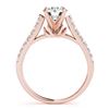 Image 2 : 1.25 ctw VS/SI Diamond Ring 18K Rose Gold - REF-154X8R - SKU:27571