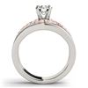 Image 2 : 1.30 ctw VS/SI Diamond Solitaire Ring 18K White & Rose Gold - REF-310R5K - SKU:27920