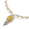 Image 2 : 23.02 ctw Canary Citrine & VS Diamond Necklace 18K Yellow Gold - REF-800W2H - SKU:39509