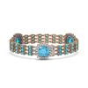 Image 2 : 38.62 ctw Swiss Topaz & Diamond Bracelet 14K Rose Gold - REF-363H6M - SKU:45342