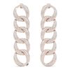 Image 3 : 5 ctw VS/SI Diamond Earrings 18K Rose Gold - REF-375X2R - SKU:40074