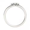 Image 3 : 1.35 ctw VS/SI Diamond 2 Stone 2 Stone Ring 18K White Gold - REF-163K8W - SKU:28227