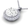 Image 1 : 1.75 ctw VS/SI Diamond Necklace 18K White Gold - REF-525M2F - SKU:21568