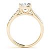 Image 2 : 0.85 ctw VS/SI Princess Diamond Ring 18K Yellow Gold - REF-99H5M - SKU:28115