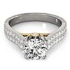 Image 1 : 1.61 ctw VS/SI Diamond Ring 18K White & Yellow Gold - REF-301H6M - SKU:28101