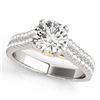 Image 2 : 1.61 ctw VS/SI Diamond Ring 18K White & Yellow Gold - REF-301H6M - SKU:28101