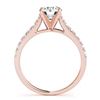 Image 2 : 1.23 ctw VS/SI Diamond Ring 18K Rose Gold - REF-153M7F - SKU:27589