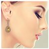 Image 3 : 8.15 ctw Canary Citrine & Diamond Earrings 14K Rose Gold - REF-244X7R - SKU:43161