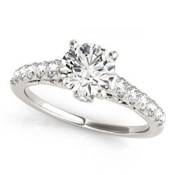 1.50 ctw VS/SI Diamond Ring 18K White Gold - REF-289M3F - SKU:27597