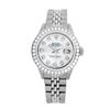 Image 2 : Rolex Men's Stainless Steel, QuickSet, Diamond Dial & Diamond Bezel - REF-557F5M