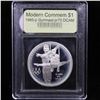 Image 2 : 1995-P Olympic Gymnast Modern Commem Dollar $1 Graded GEM++ Proof Deep Cameo By USCG