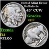 Image 1 : 1926-d Mint Error Buffalo Nickel 5c Grades vg+