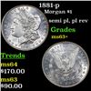 Image 1 : 1881-p Morgan Dollar $1 Grades Select+ Unc