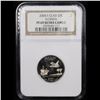 Image 2 : NGC 2004-s Clad Florida Washington Quarter 25c Graded pr69 dcam By NGC