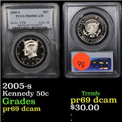PCGS 2005-s Kennedy Half Dollar 50c Graded pr69 dcam By PCGS