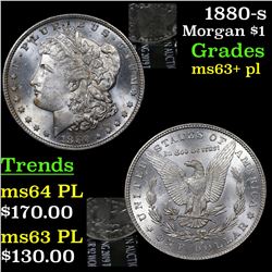 1880-s Morgan Dollar $1 Grades Select Unc+ PL