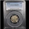 Image 2 : PCGS 1973-p Jefferson Nickel 5c Graded ms64 5fs By PCGS