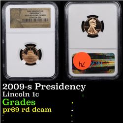 NGC 2009-s Presidency Lincoln Cent 1c Graded pr69 rd dcam By NGC