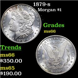 1879-s Morgan Dollar $1 Grades GEM+ Unc