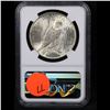 Image 3 : NGC 1935-p Peace Dollar $1 Graded ms62 By NGC