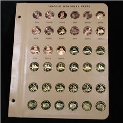 Complete Gem Unc & Proof Red Lincoln Memorial cent page 2008-2009 36 coins Including 6 Proofs Grades