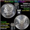 Image 1 : ***Auction Highlight*** 1880-s Morgan Dollar $1 Graded GEM Unc DMPL By USCG (fc)