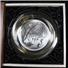 Image 3 : Skating On The Brandywine By James Wyeth 1975 Solid Sterling Silver Bowl 6.1 OZ Box & Papers