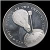 Image 2 : America In Space First Docking Of Two Orbiting Vehicles 1oz. .999 Silver Round