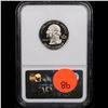 Image 3 : NGC 2001-s Clad New York Washington Quarter 25c Graded pr69 dcam By NGC