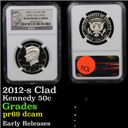NGC 2012-s Clad Kennedy Half Dollar 50c Graded pr69 dcam By NGC