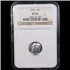 Image 2 : NGC 1961 Roosevelt Dime 10c Graded pr65 By NGC