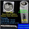 Image 1 : Proof 2005-s Ocean View Jefferson nickel 5c roll, 40 pieces