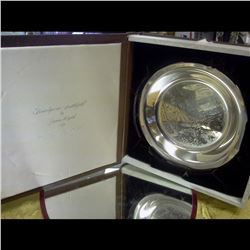 Brandywine Battlefield By James Wyeth 1976 Solid Sterling Silver Bowl 6.1 OZ Box & Papers