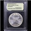 Image 2 : 1995-d Olympics Cycling Modern Commem Dollar $1 Graded ms70, Perfection By USCG