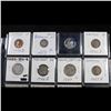 Image 2 : Page of 20 Mixed coins Morgan $1, Peace $1, Standing Liberty 25c, Barber 10c, Indian 1c, Buffalo 5c