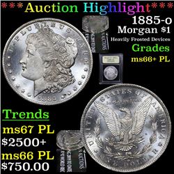 ***Auction Highlight*** 1885-o Morgan Dollar $1 Graded GEM++ PL By USCG (fc)