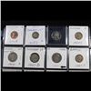 Image 2 : Page of 20 Mixed coins Morgan $1, Peace $1, Standing Liberty 25c, Barber 10c, Indian 1c, Buffalo 5c
