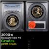 Image 1 : PCGS 2000-s Sacagawea Gold Dollar 1 Graded pr69 dcam By PCGS