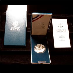 1991-d Korean War Memorial Proof Silver Commem Dollar  In OGP