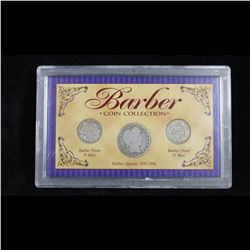 Siver Coin Set Barber Coin Collection