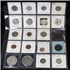 Image 1 : Mixed coins Morgan $1, Peace $1, Standing Liberty 25c, Barber 10c, Braided Hair 1c, Buffalo 5c
