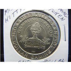 Miss Kitty's One Dollar Gaming Token