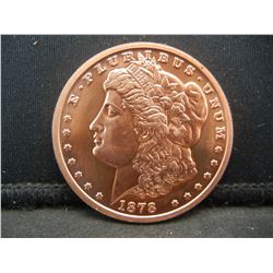 1878 Copper Round .999 Morgan