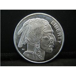 .999 One Oz. Silver Round Buffalo