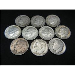 (10) Silver Dimes