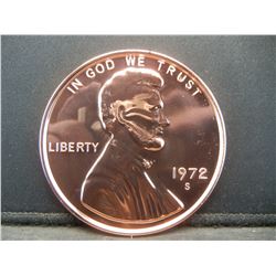 1972 S Giant Lincoln Memorial Cent